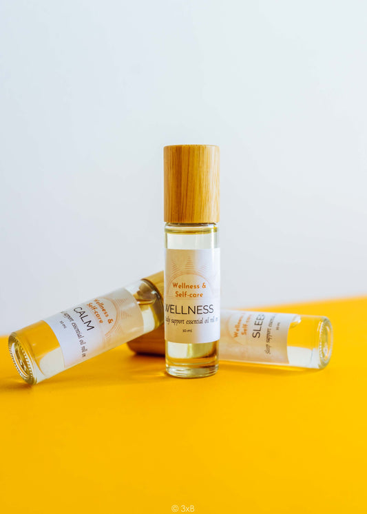 Wellness, Calm and Sleep essential oil blend to support your overall wellness from day to night. This is the natural wellness set that you wouldn't want to be missing from your bag or your life! 